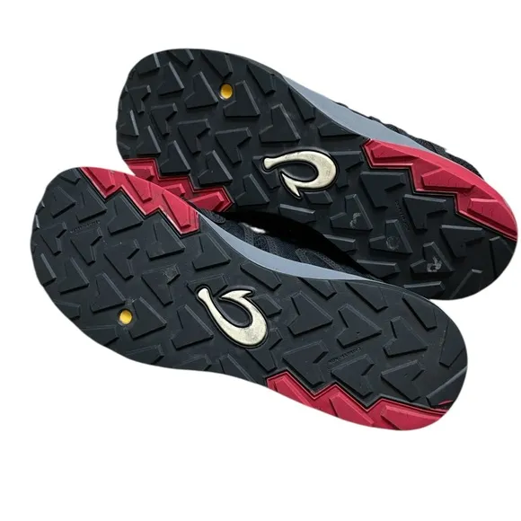 OLUKAI Imaka Trainer Black and Red Men's Swim Shoes Size 11