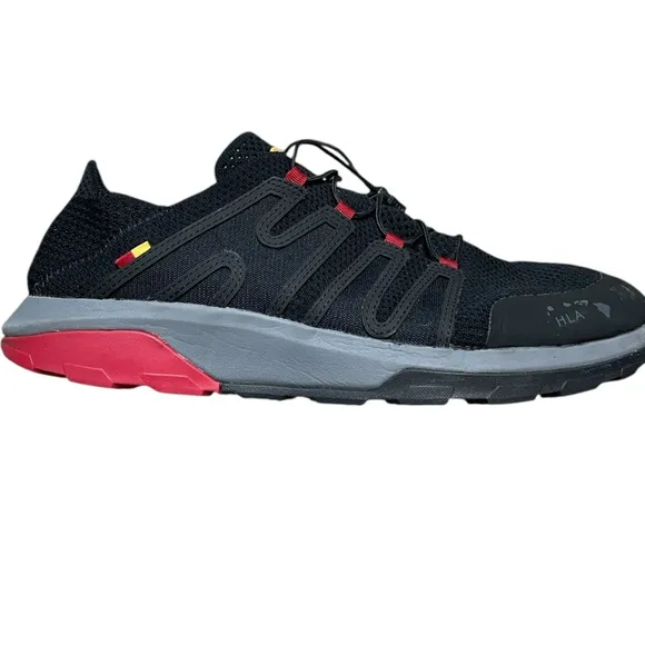OLUKAI Imaka Trainer Black and Red Men's Swim Shoes Size 11