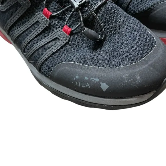 OLUKAI Imaka Trainer Black and Red Men's Swim Shoes Size 11