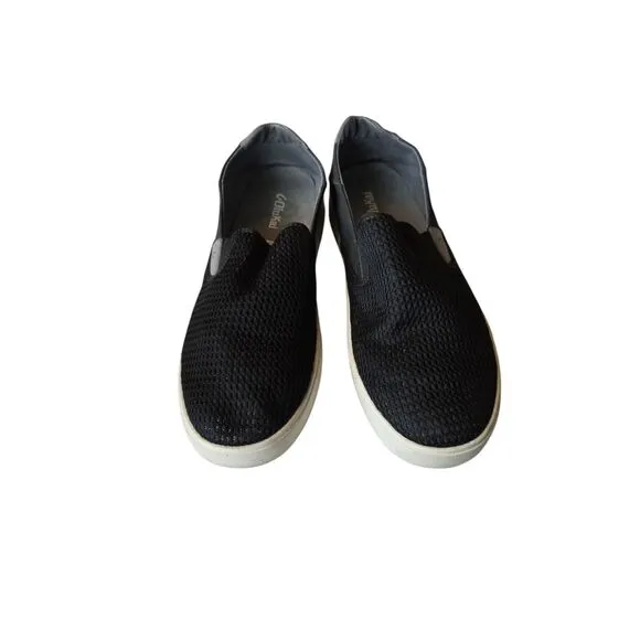 Olukai Lae' Ahi Mesh Shoes Men Size 11 Black Breathable Slip On Casual Comfort