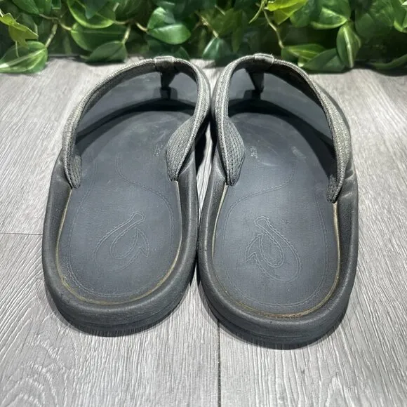 Olukai Men’s Hokua Thong Flip Flops Sandals Comfort Support Casual Size 13