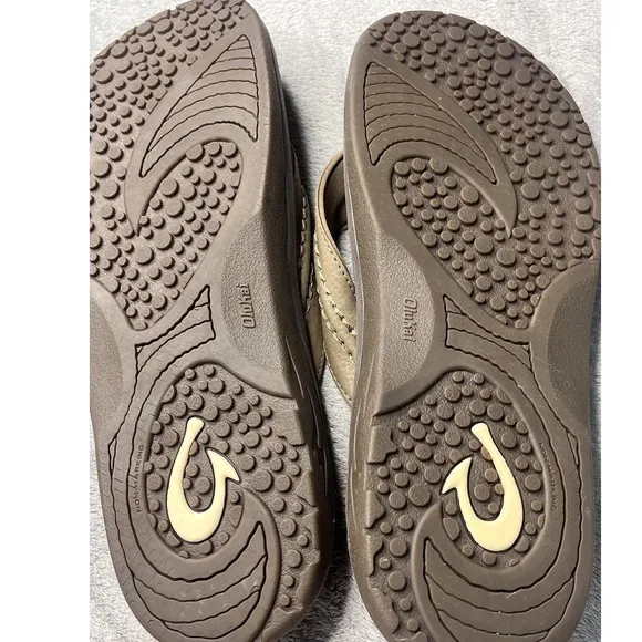 OluKai Men's Hokua Thong Flip Flops Sandals  Size 12‎ Slip On Casual Comfort