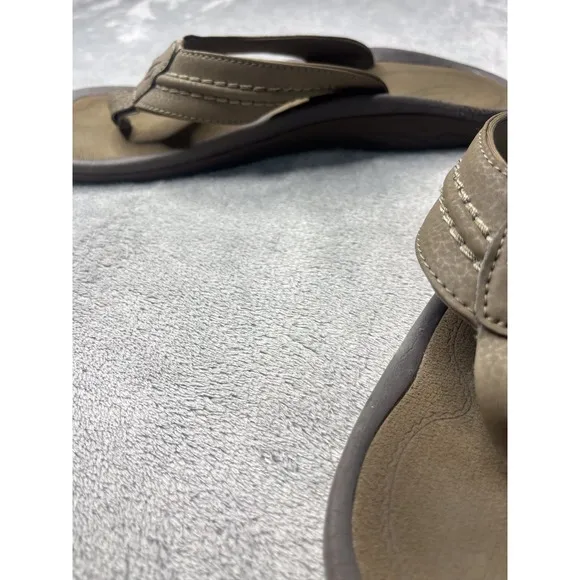 OluKai Men's Hokua Thong Flip Flops Sandals  Size 12‎ Slip On Casual Comfort