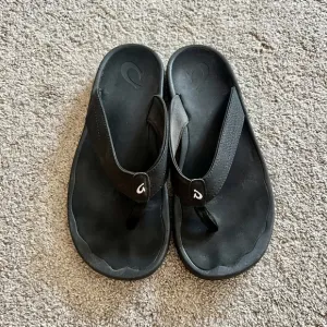 Olukai Women's US 9 Black Ohana Flip Flop Thong Sandals