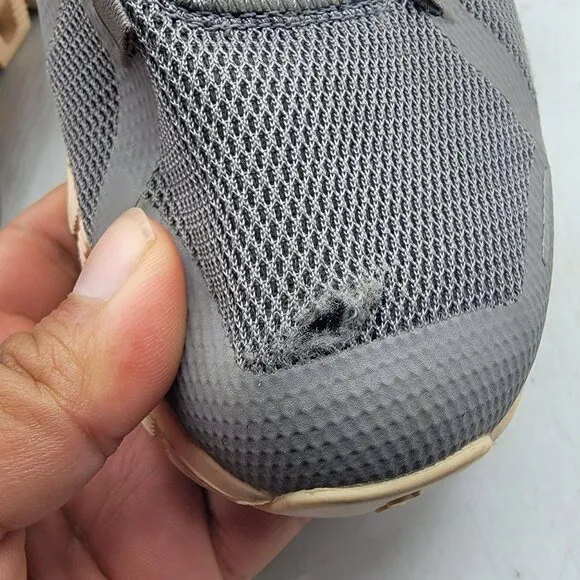 ON Cloud 5 Zinc Shell Womens 10.5 Gray Athletic Shoes Lightweight Breathable