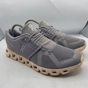 ON Cloud 5 Zinc Shell Womens 10.5 Gray Athletic Shoes Lightweight Breathable