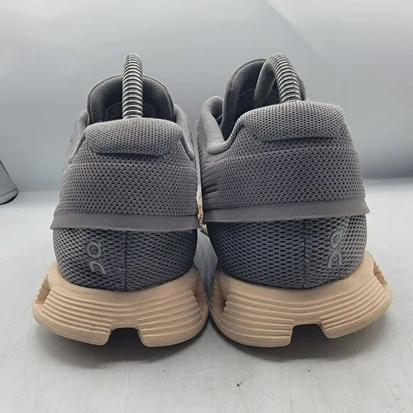 ON Cloud 5 Zinc Shell Womens 10.5 Gray Athletic Shoes Lightweight Breathable