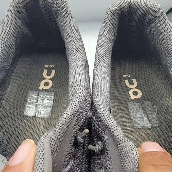 ON Cloud 5 Zinc Shell Womens 10.5 Gray Athletic Shoes Lightweight Breathable