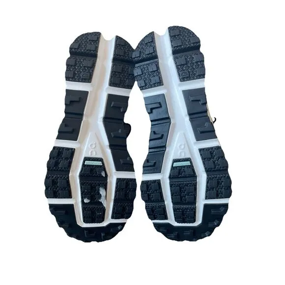 On Cloud CloudUltra Shoes Womens 10.5 Black White Running Trail Sneakers