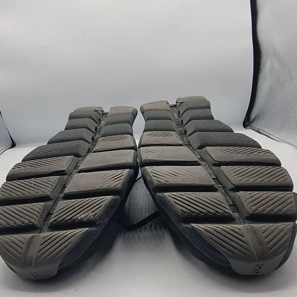 On Cloud X Mens 10.5 Triple Black Asphalt Athletic Sneaker Shoes Running