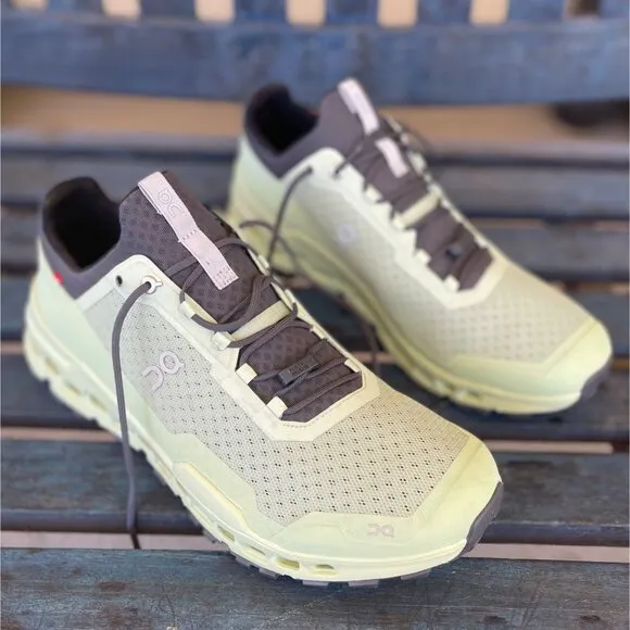 On Cloudultra Vine Meadow Green Mens 12.5 Mesh Trail Running Shoes Lightweight