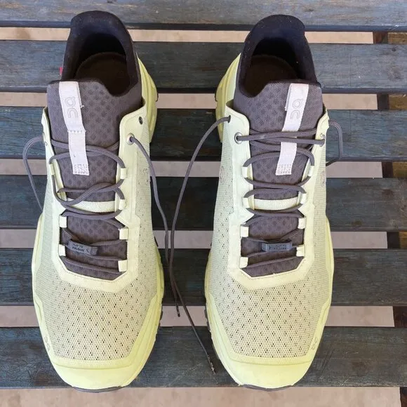 On Cloudultra Vine Meadow Green Mens 12.5 Mesh Trail Running Shoes Lightweight