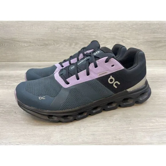 On Running Cloudrunner Cloudtec Men's Sneaker Waterproof 12M Black Running Shoes