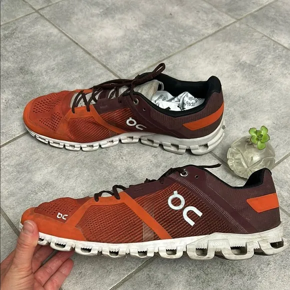 On Running Running Men's Orange Athletic Shoes