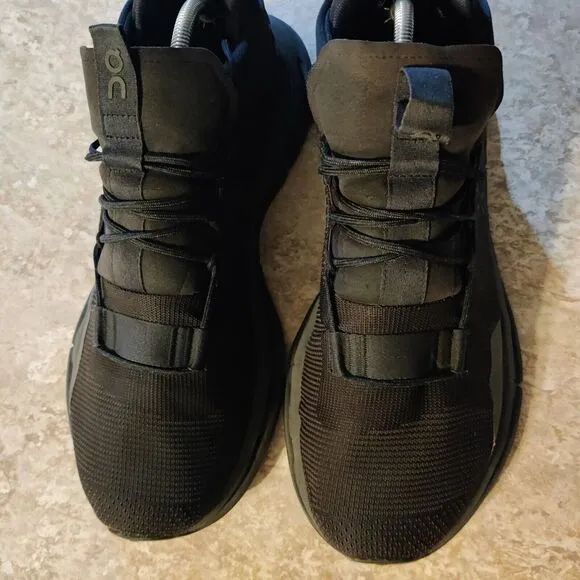 OnCloud CloudNova Men's Size 12 Running Sneakers 26.99822 Black Athletic *Flaws