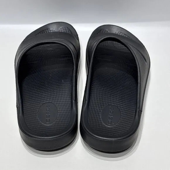OOFOS Men’s OOAHH Black Slide Sandals Comfort Men Size 12 - Worn Once!