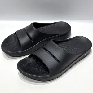 OOFOS Men’s OOAHH Black Slide Sandals Comfort Men Size 12 - Worn Once!