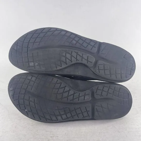 OOFOS Men's OOriginal Sport Sandals US 12 Black Comfort Recovery Flip Flops