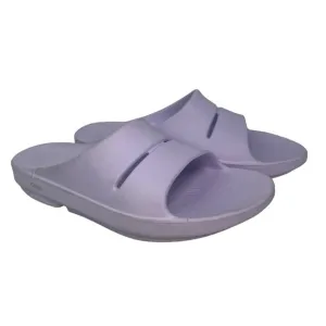 Oofos Ooahh Recover Slide Athletic Sandals Flip Flops Lavender Purple Women 13