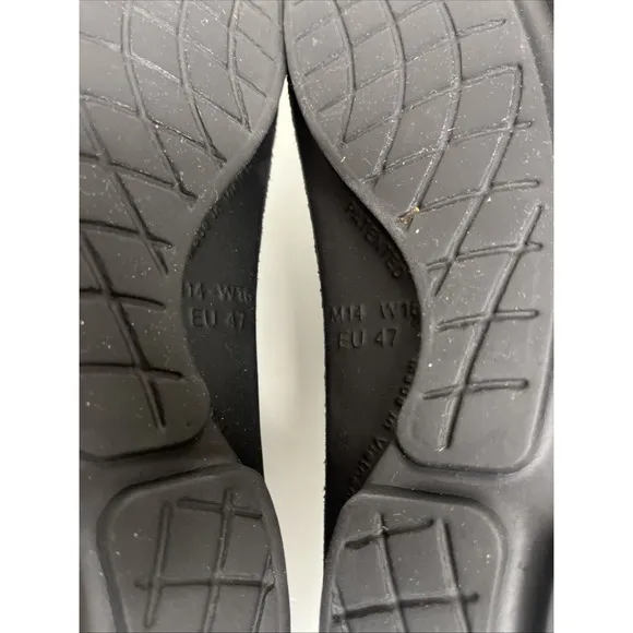 Oofos OOahh Sport Flex Sandals Black Matte Slip On Comfort Support Men's 14