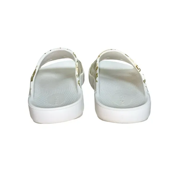 OOFOS Oooahh Limited Edition Sahara Gold Sport Recovery Comfort Slide Sandals