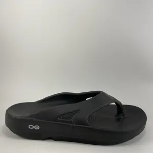 Oofos Ooriginal Flip Flops Womens Size 9 Mens 7 Black Comfort Recovery Sandals