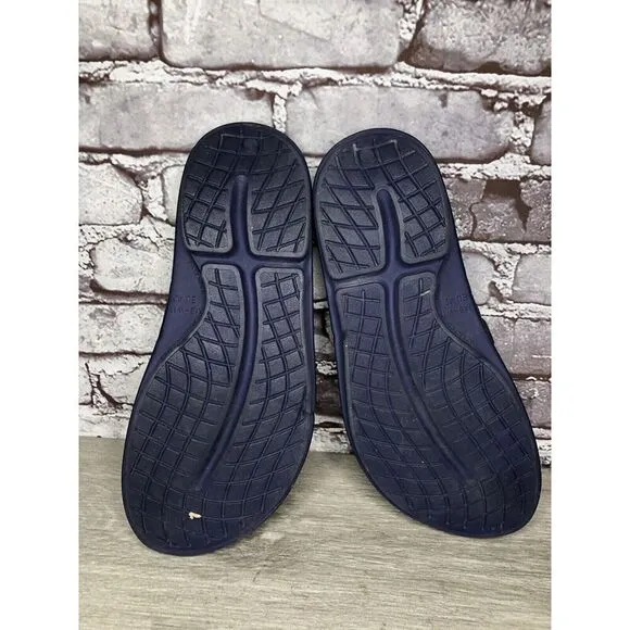 OOFOS OOriginal Navy Blue Lightweight Recovery Flip Flops Sandals Men 42EU/9M US