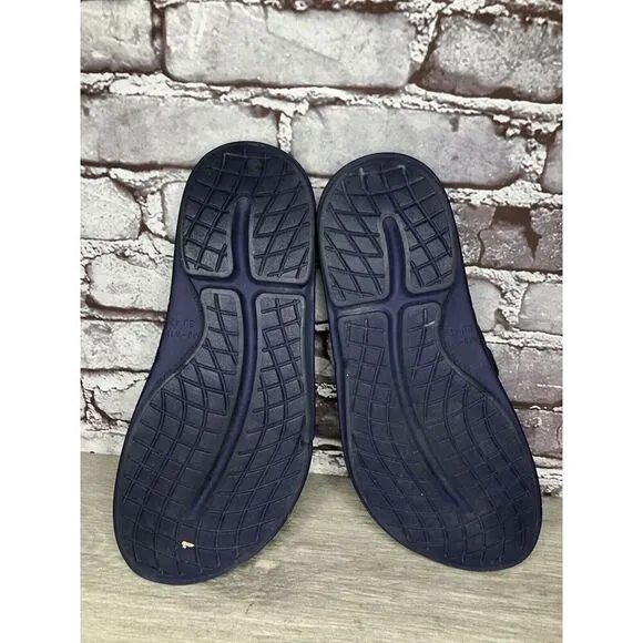 OOFOS OOriginal Navy Blue Lightweight Recovery Flip Flops Sandals Men 42EU/9M US