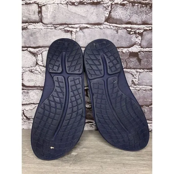 OOFOS OOriginal Navy Blue Lightweight Recovery Flip Flops Sandals Men 42EU/9M US
