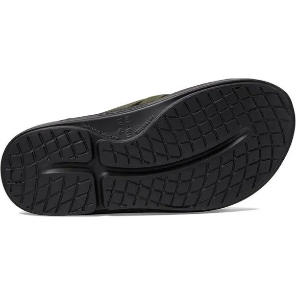 Oofos OOriginal Sport Sandals Men's 6 Green Toe Post Comfort Flip Flop KHD1140