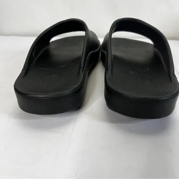 OOFOS Slides Matte Black OOFoam Impact Technology Men’s Sandals