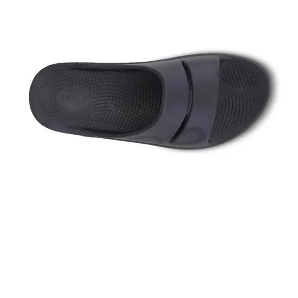 OOFOS Slides Matte Black OOFoam Impact Technology Men’s Sandals
