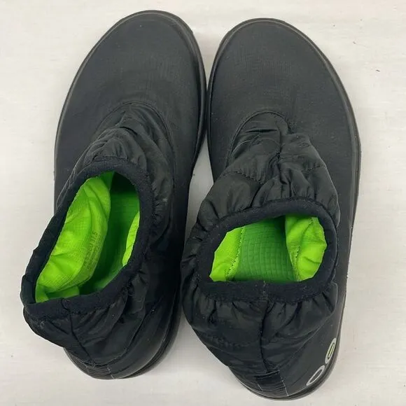 Oofos Oomg Booties Black Women’s Recovery Shoes Size 6.5