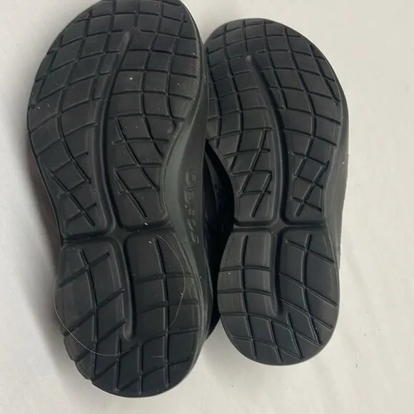 Oofos Oomg Booties Black Women’s Recovery Shoes Size 6.5