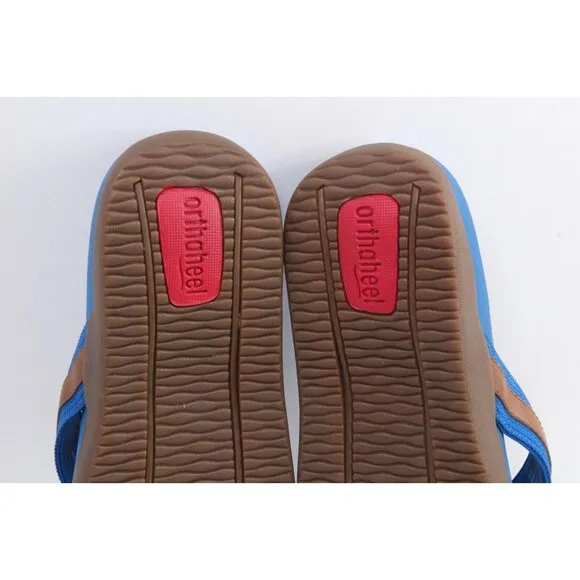Orthaheel Tide Sandals Shoes Blue Flip Flop Thong Sz  6 EU 37
