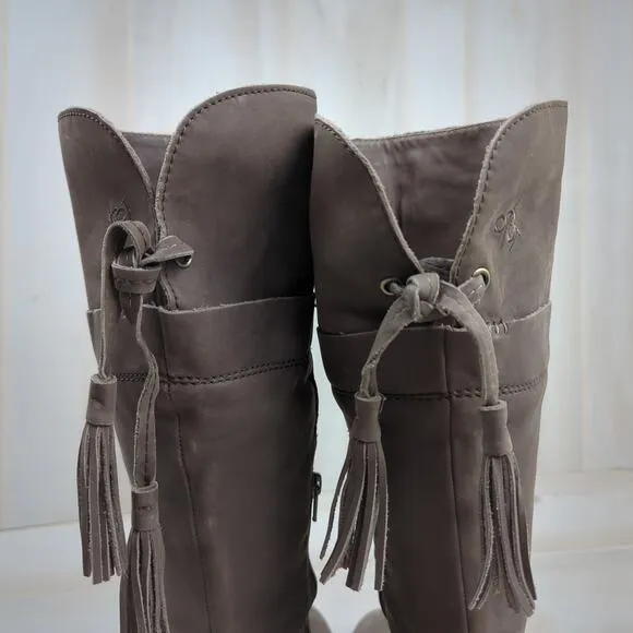 OTBT Women's Brown Suede Elyria Tall Boots Size 10M