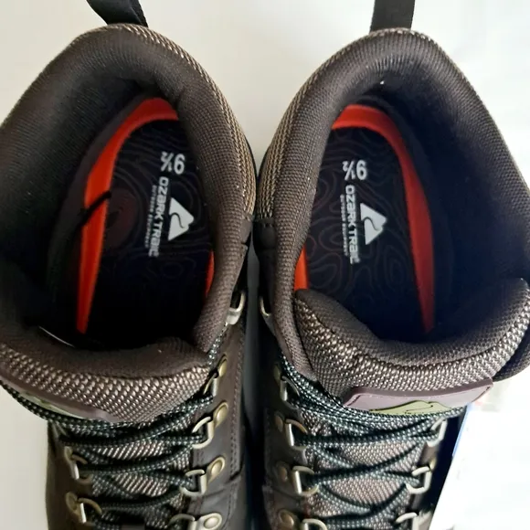 Ozark Trail Men's Free Edge Hiker Boots Hydroguard Waterproof Multi color Sz 9.5
