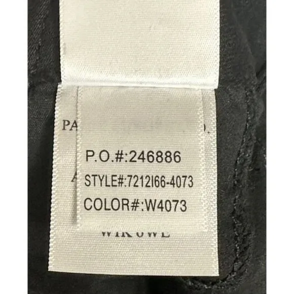 PAIGE Black Coated Faux Leather Pleated Front Shorts High Rise Women $189NWT