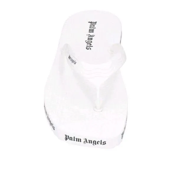 PALM ANGELS LOGO FLIP FLOPS WOMEN SANDALS shoes Size 38 New