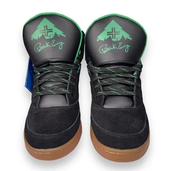 Patrick Ewing 33 Hi x LRG Basketball Black / Green / Gum 1BM01897-962 Men's 8.5