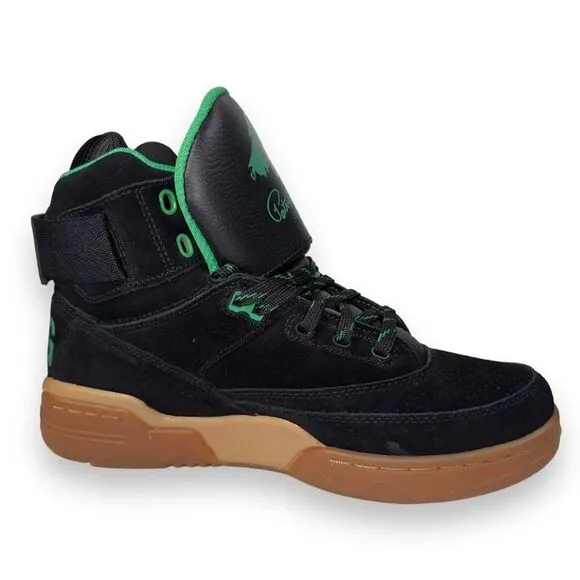 Patrick Ewing 33 Hi x LRG Basketball Black / Green / Gum 1BM01897-962 Men's 8.5