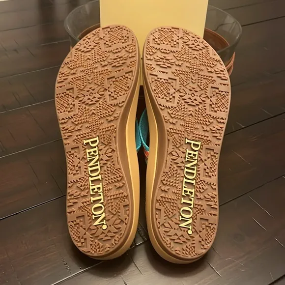 Pendleton Carico Lake Thong Flip Flops Sandals Shoes Turquoise Women’s Sizes