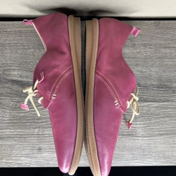 PIKOLINOS Pink Leather Lace Up Oxford Shoes US Women’s 11 EU 42 Calabria
