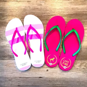 PINK SANDALS 💓Rare Flip Flops ‘ NEW 💓💓💓 bundle y2k and new style 💓💓💓
