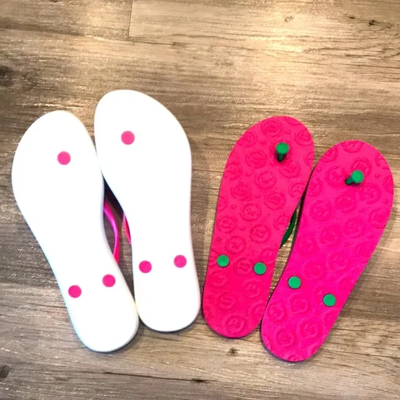 PINK SANDALS 💓Rare Flip Flops ‘ NEW 💓💓💓 bundle y2k and new style 💓💓💓