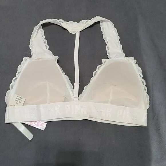 PINK  off white lace lingerie set/ wedding set