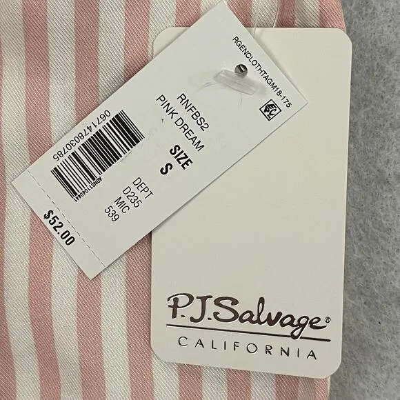 P.J. Salvage Womens 2 Piece Pajama Set Cami Shorts Small Bloom Loungewear NEW
