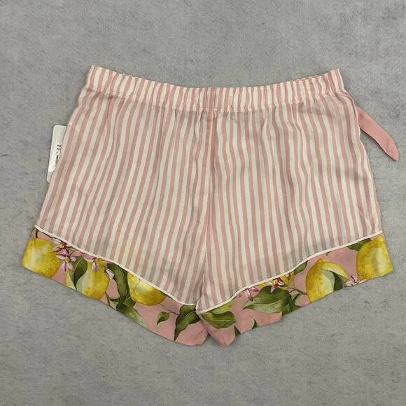 P.J. Salvage Womens 2 Piece Pajama Set Cami Shorts Small Bloom Loungewear NEW