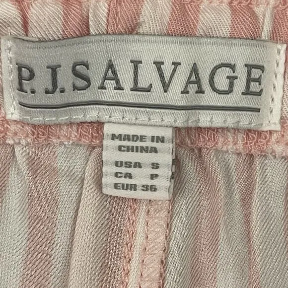 P.J. Salvage Womens 2 Piece Pajama Set Cami Shorts Small Bloom Loungewear NEW