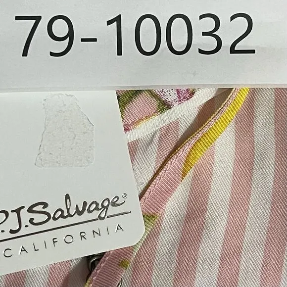 P.J. Salvage Womens 2 Piece Pajama Set Cami Shorts Small Bloom Loungewear NEW